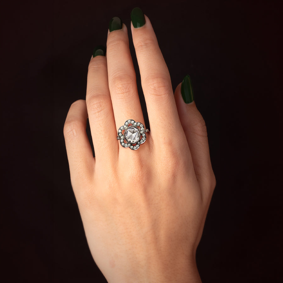 Orbital Diamond Ring