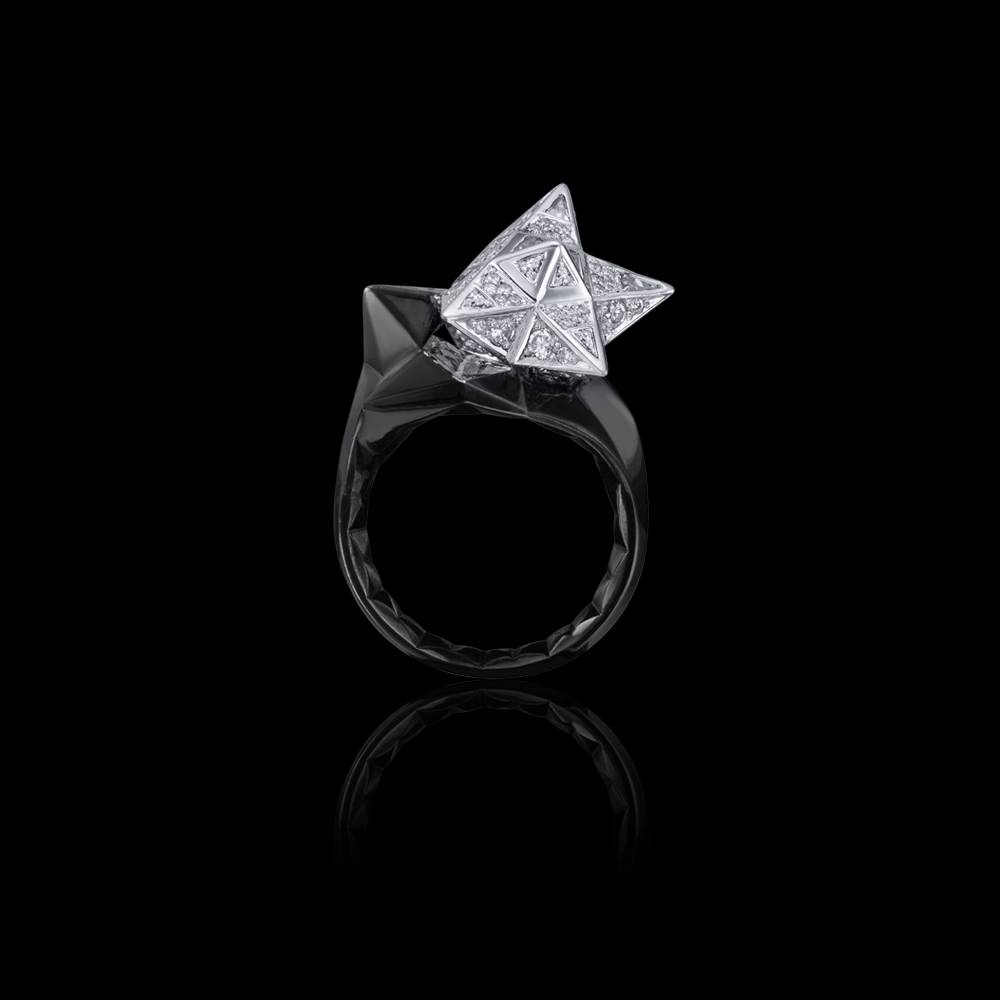 50:50 Platonic Star Ring