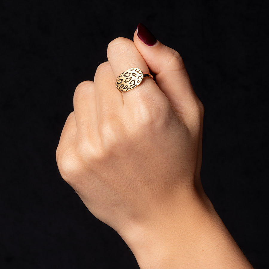 Alpha Leopard Ring