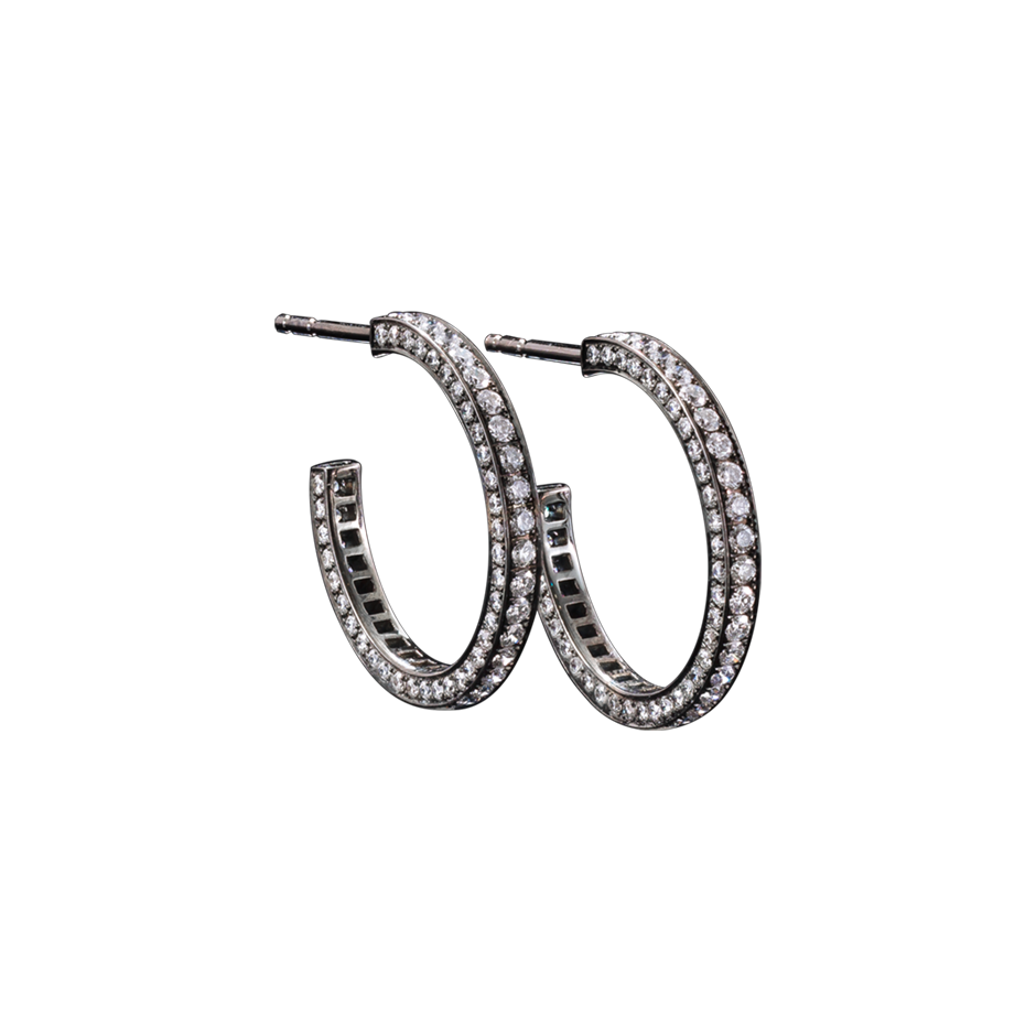Eternity Diamond Hoops