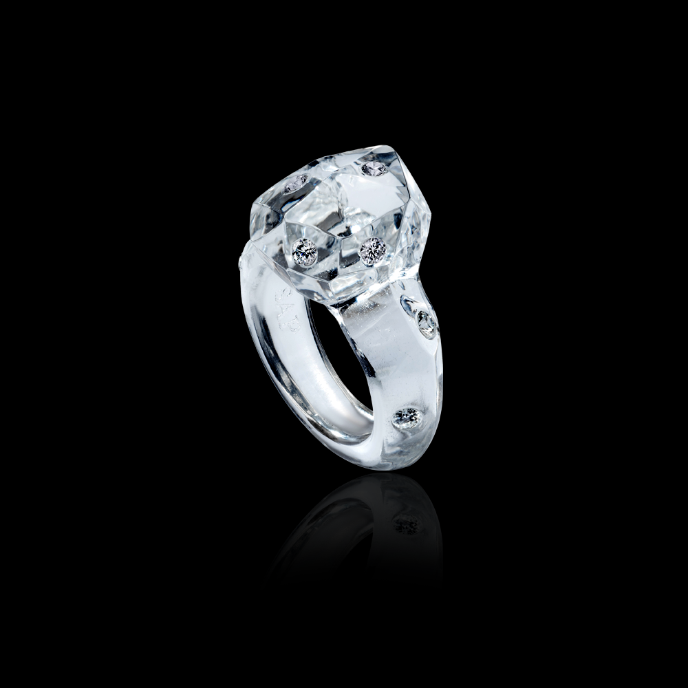 Hololith Dodecahedron Ring