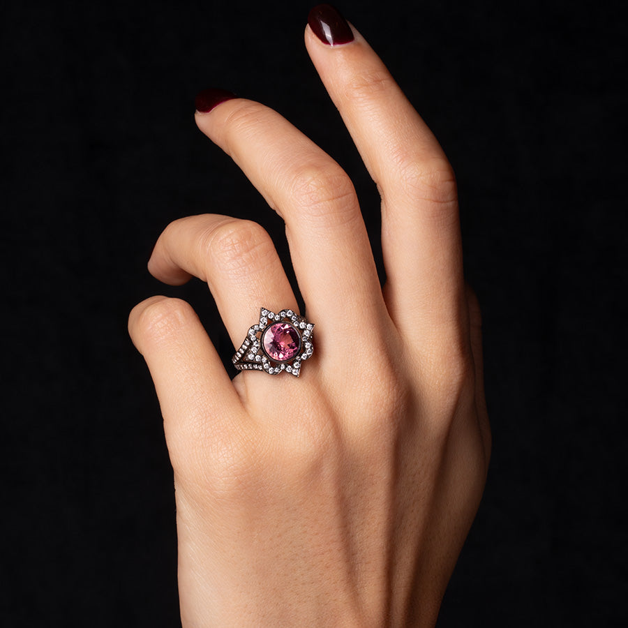 Nova Pink Tourmaline Ring