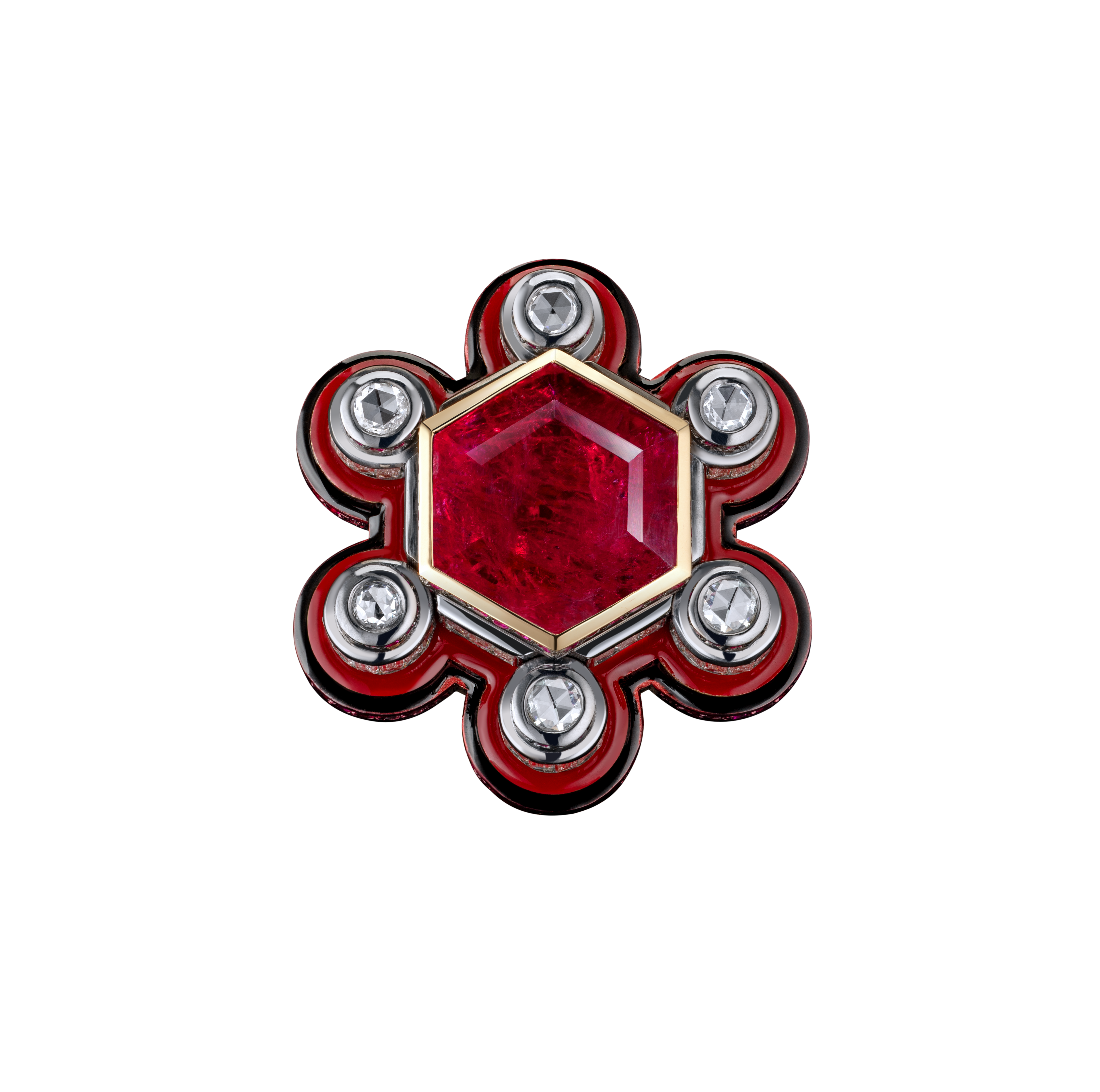 Poptails Ruby Space Station Ring