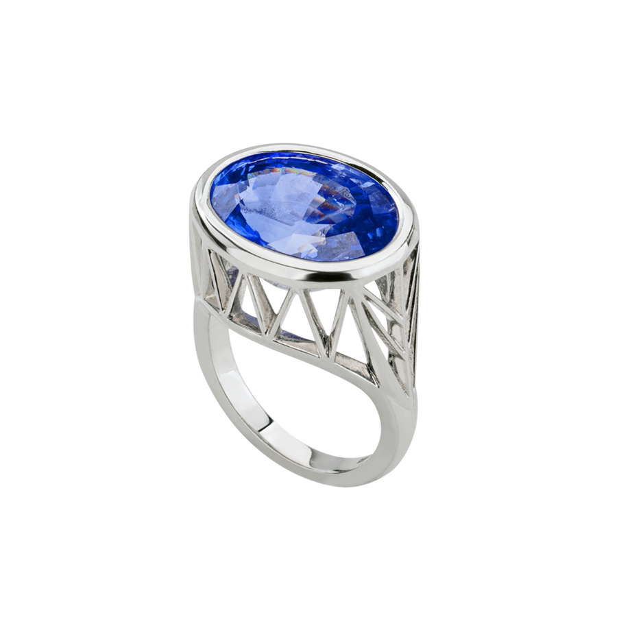 Rock Sapphire Ring