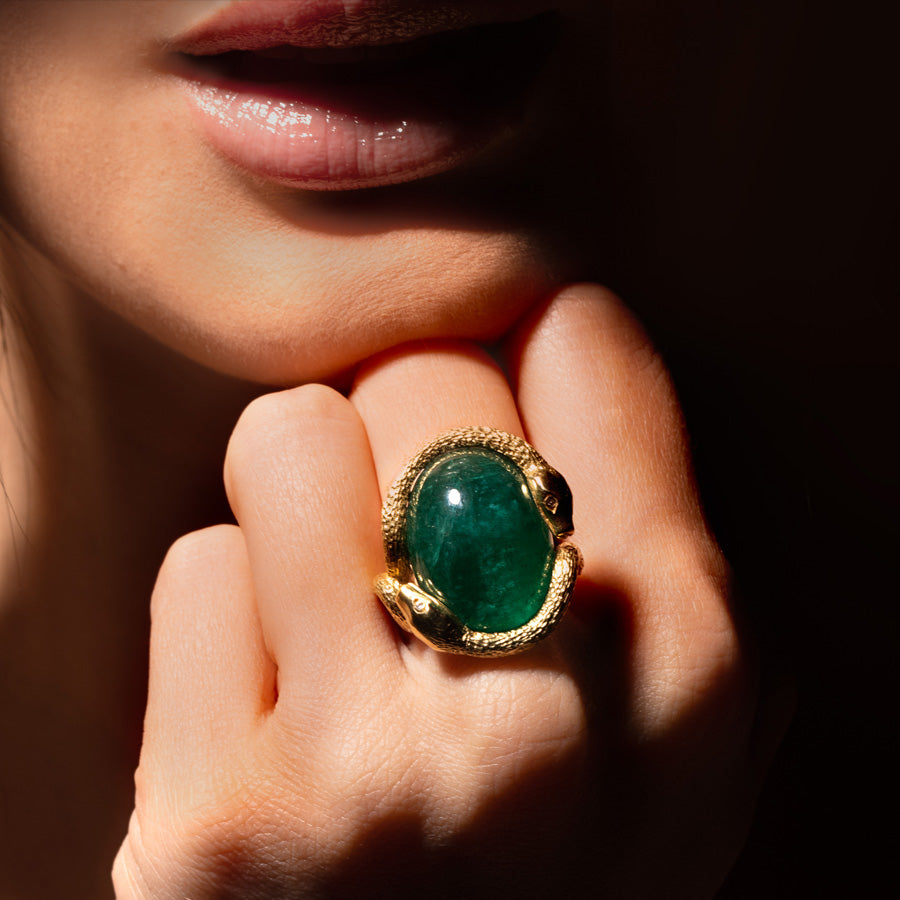 Treasure Emerald Ring