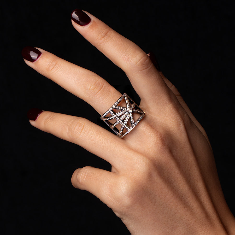 Tree of Life Diamond Ring