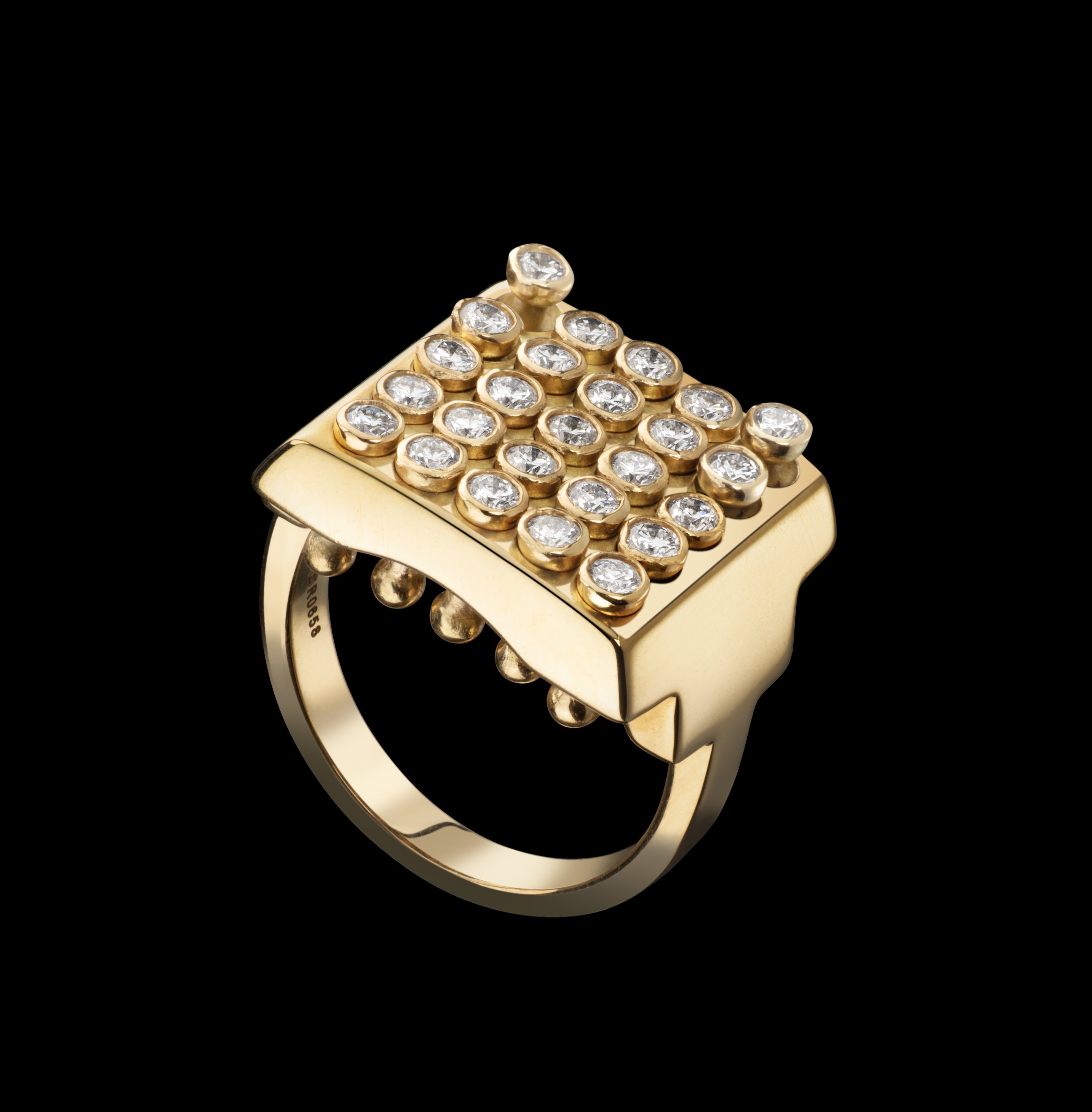 Pin Diamond Ring
