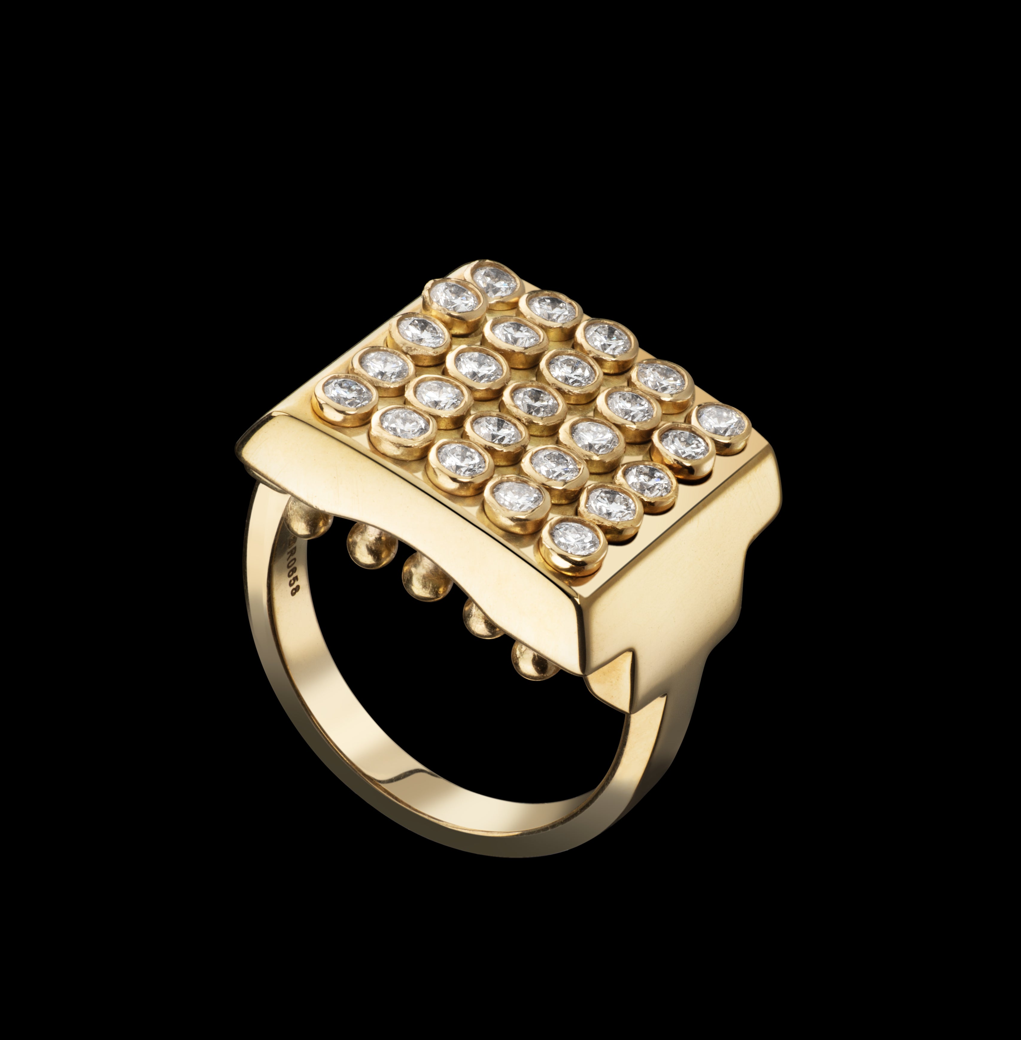 Pin Diamond Ring