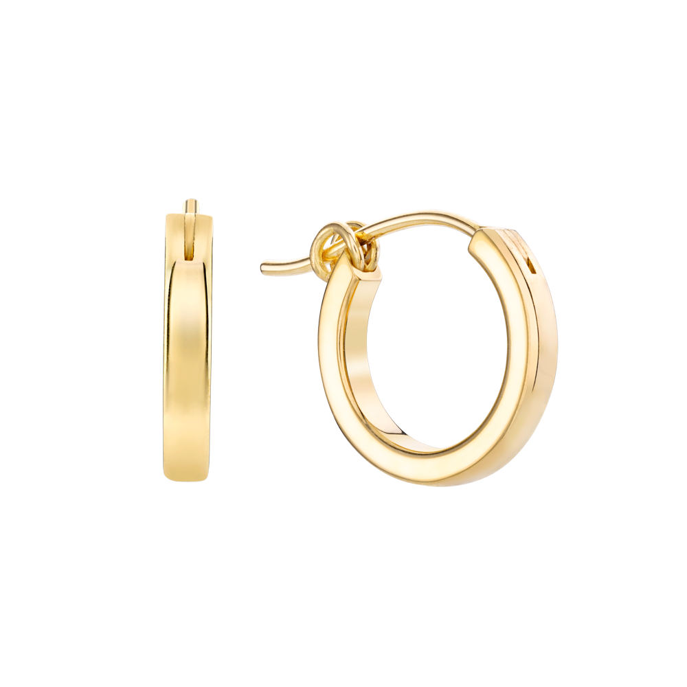 Large hoops 18k gold by Solange Azagury-Partidge