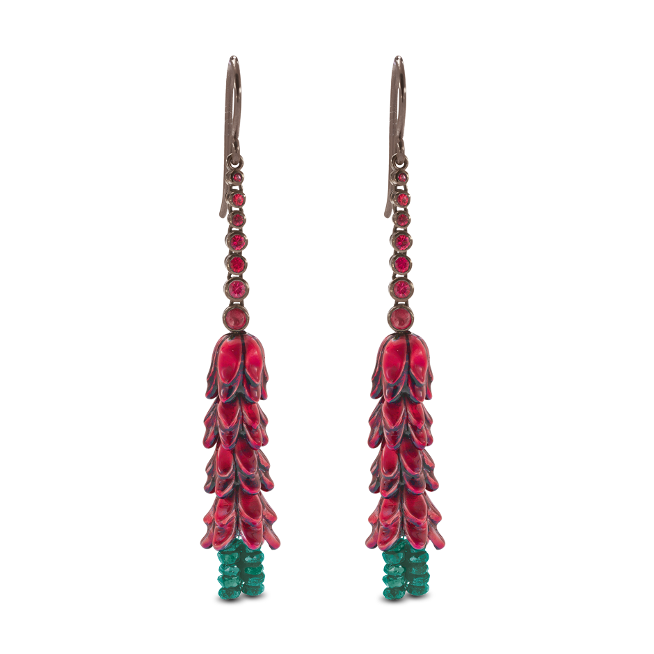 Chlorophyll Aloe Vera Earrings