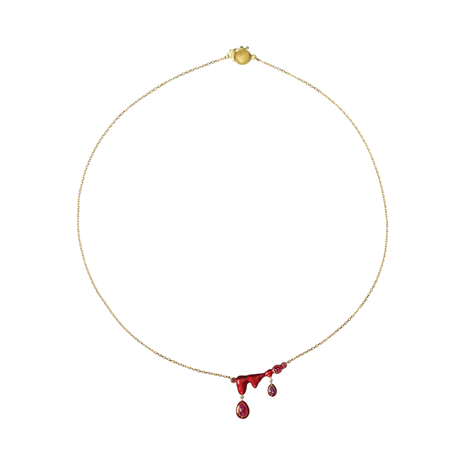 Blood Red Necklace
