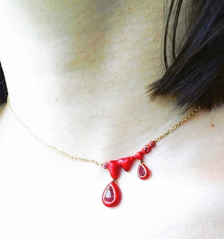 Blood Red Necklace