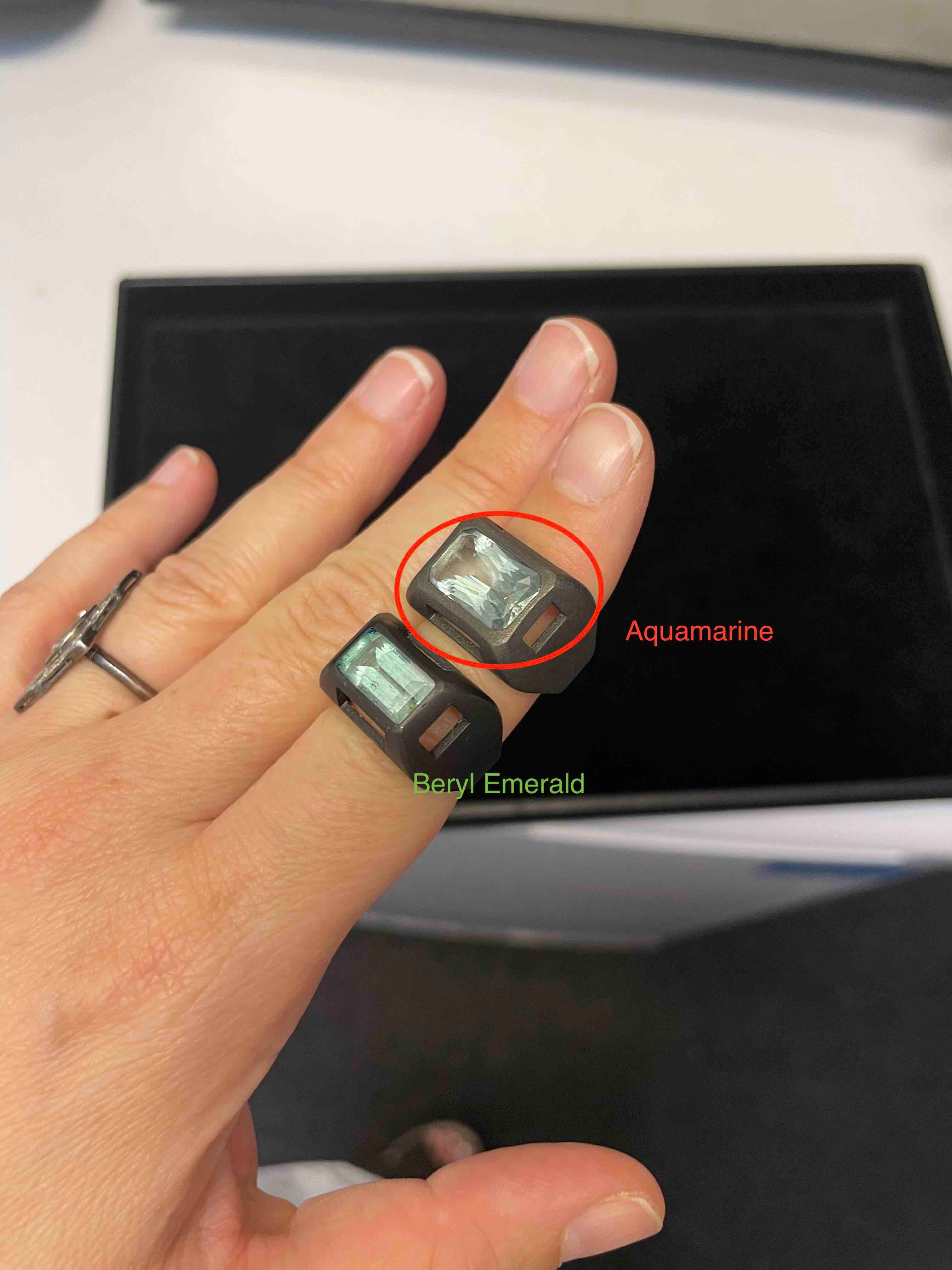 Chromeo Aquamarine Ring