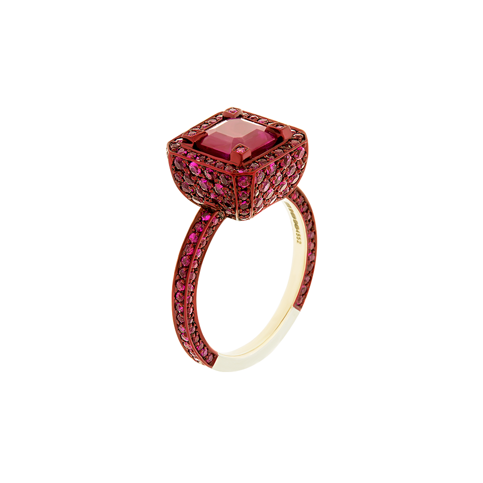 Ruby Baby Cup Ring