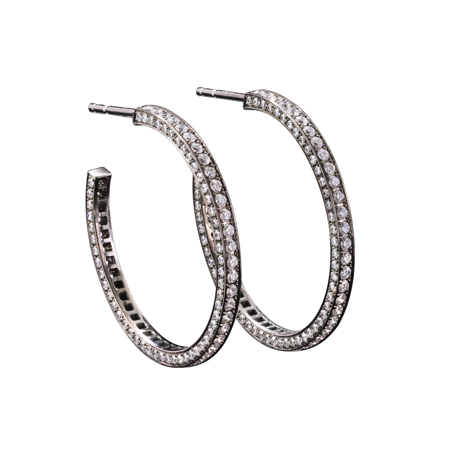 Eternity Diamond Hoops