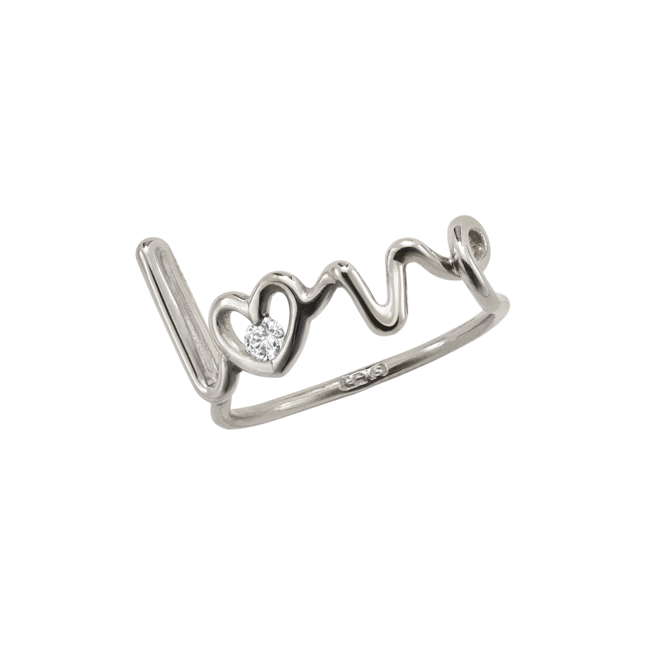 Love Written Diamond Ring