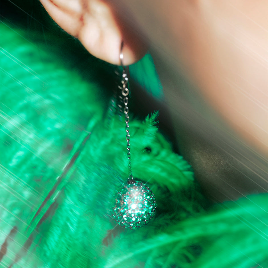 Mirror Ball Earrings