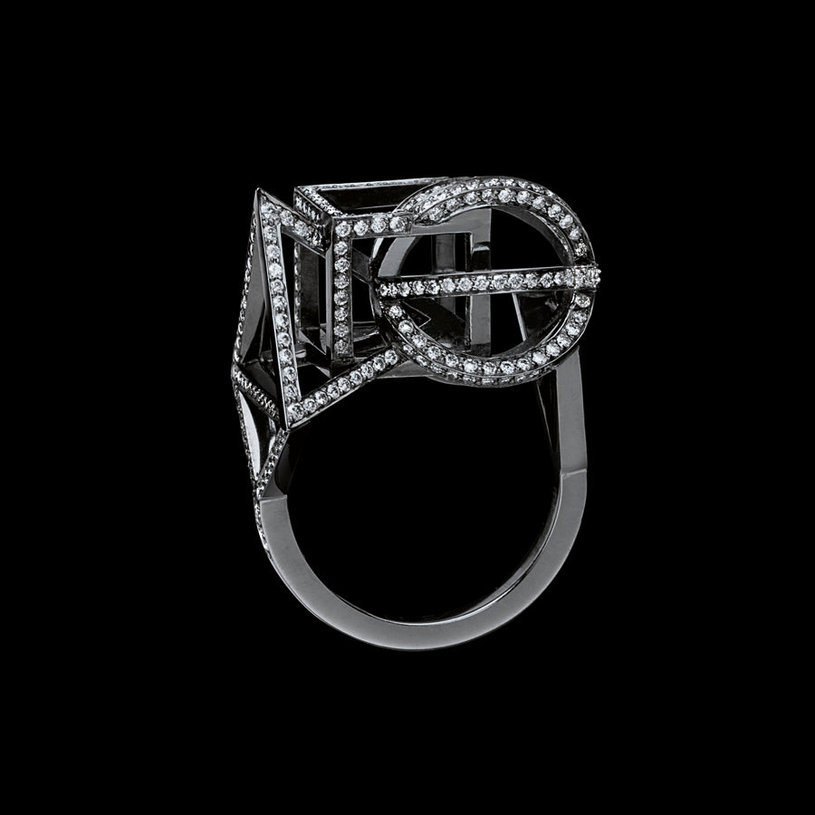 Platonic Diamond Ring
