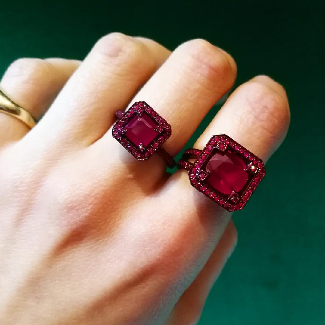 Ruby Baby Cup Ring