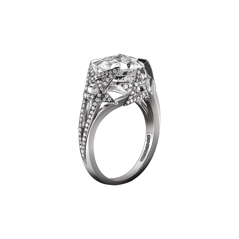 Shooting star new arrivals engagement ring