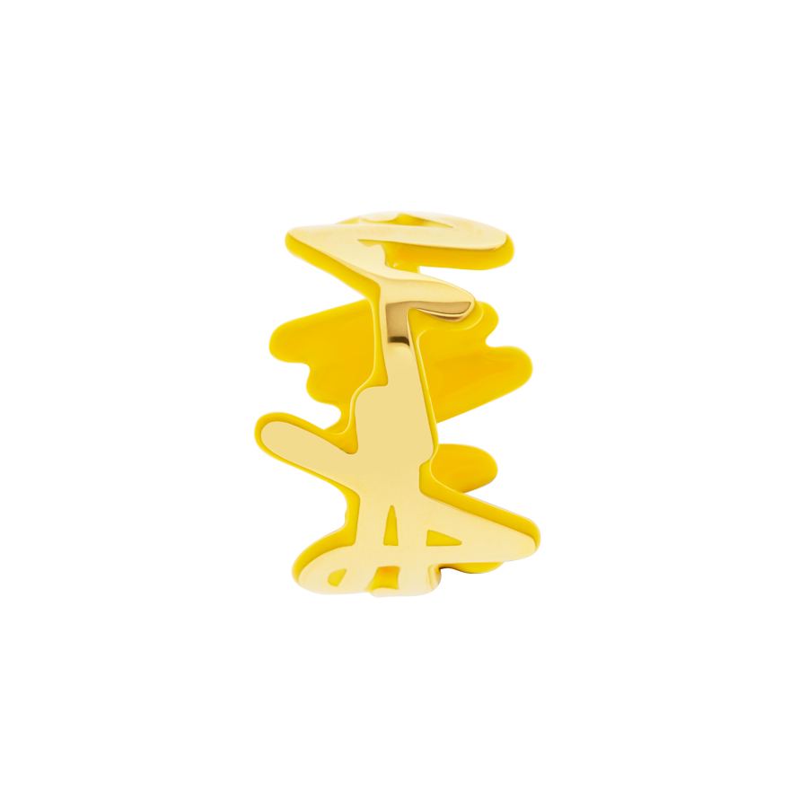 Scribbles Band Banana Yellow