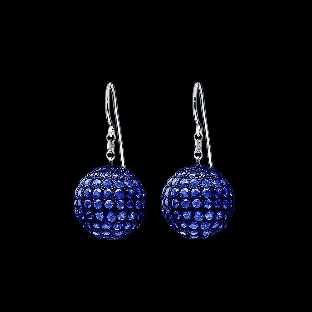 Mirror Ball Short Earrings