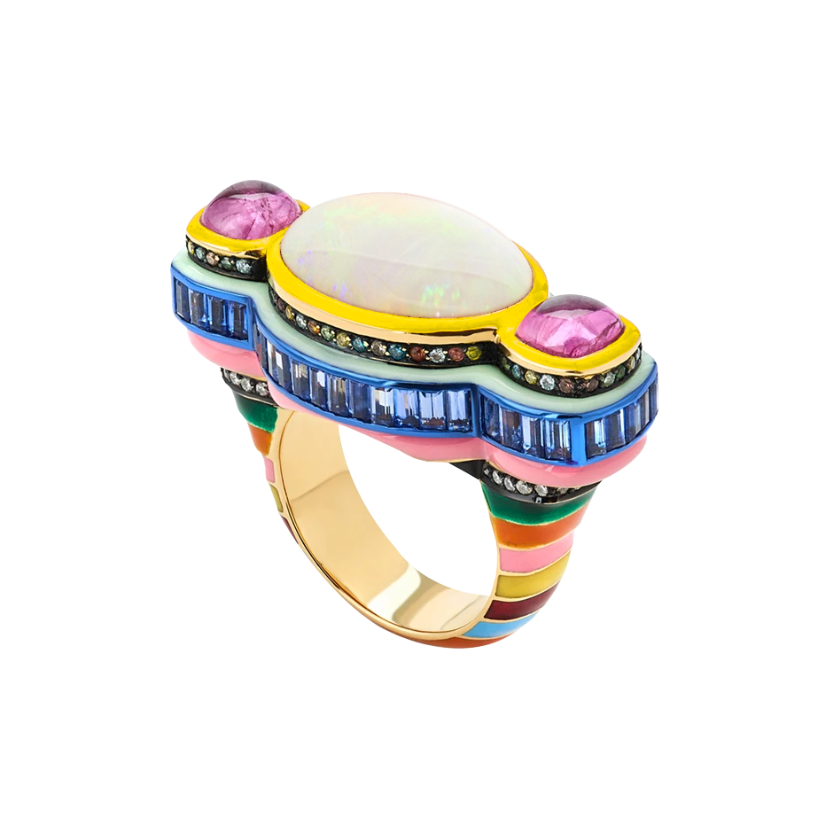 Solange Azagury-Partridg Temple Ring