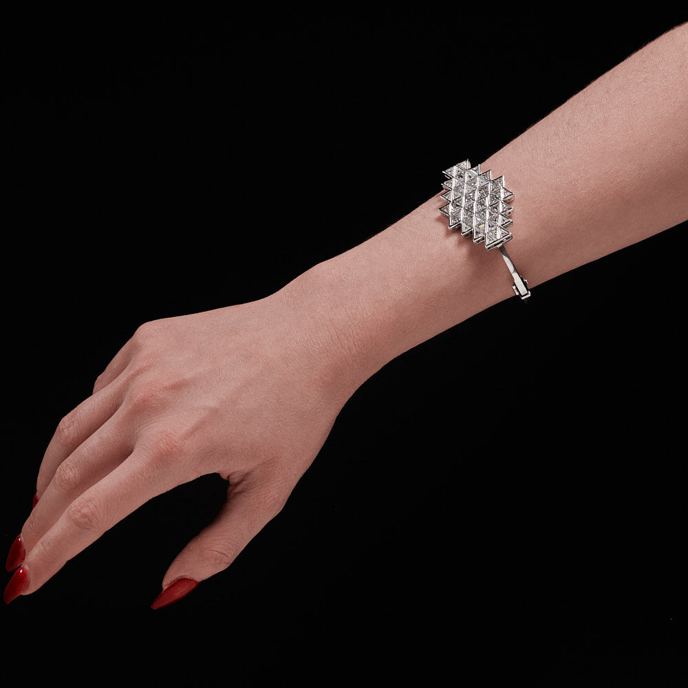 Ziggurat Diamond Bracelet