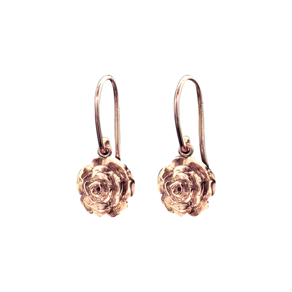 Rose Flower Earrings