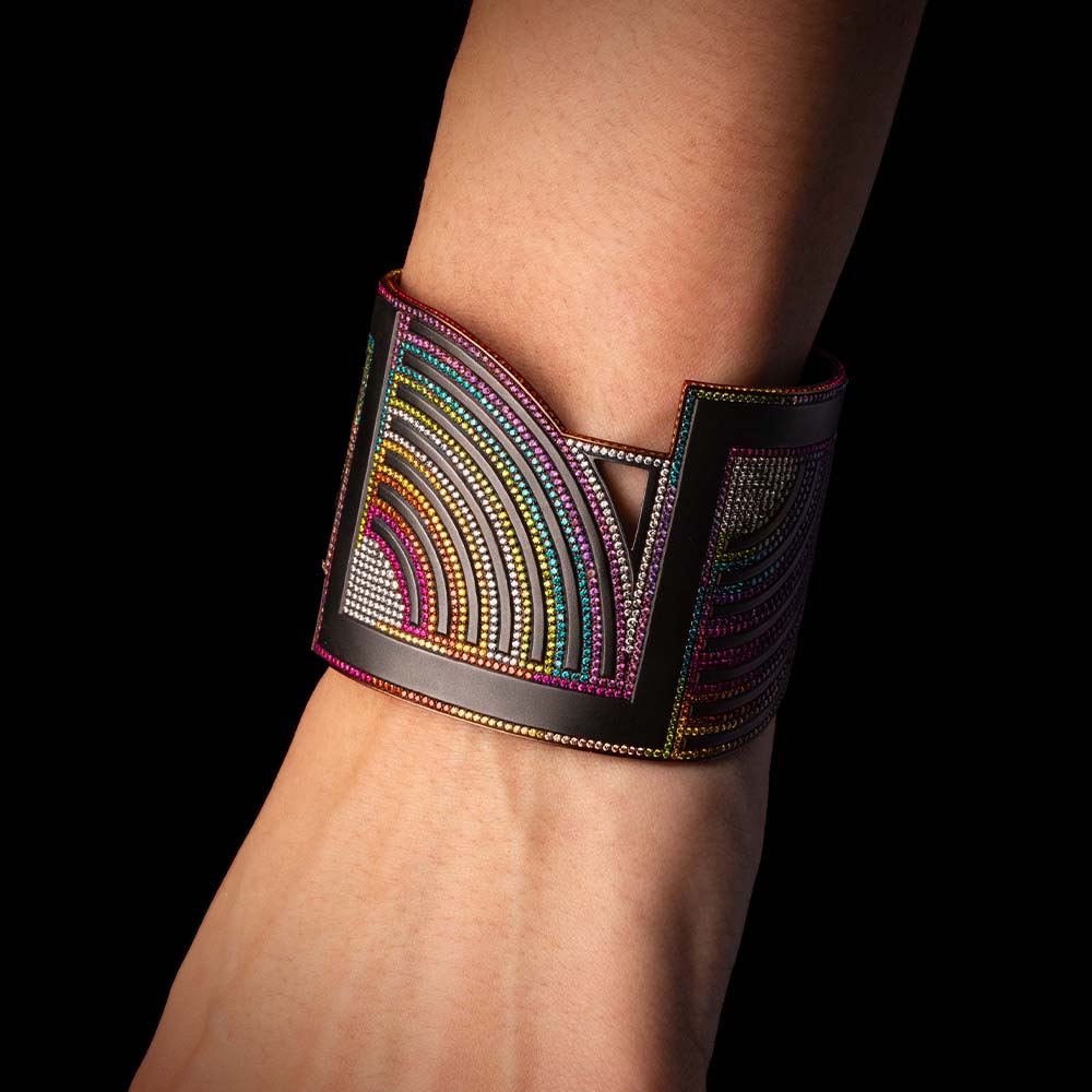 Black Rainbows Cuff