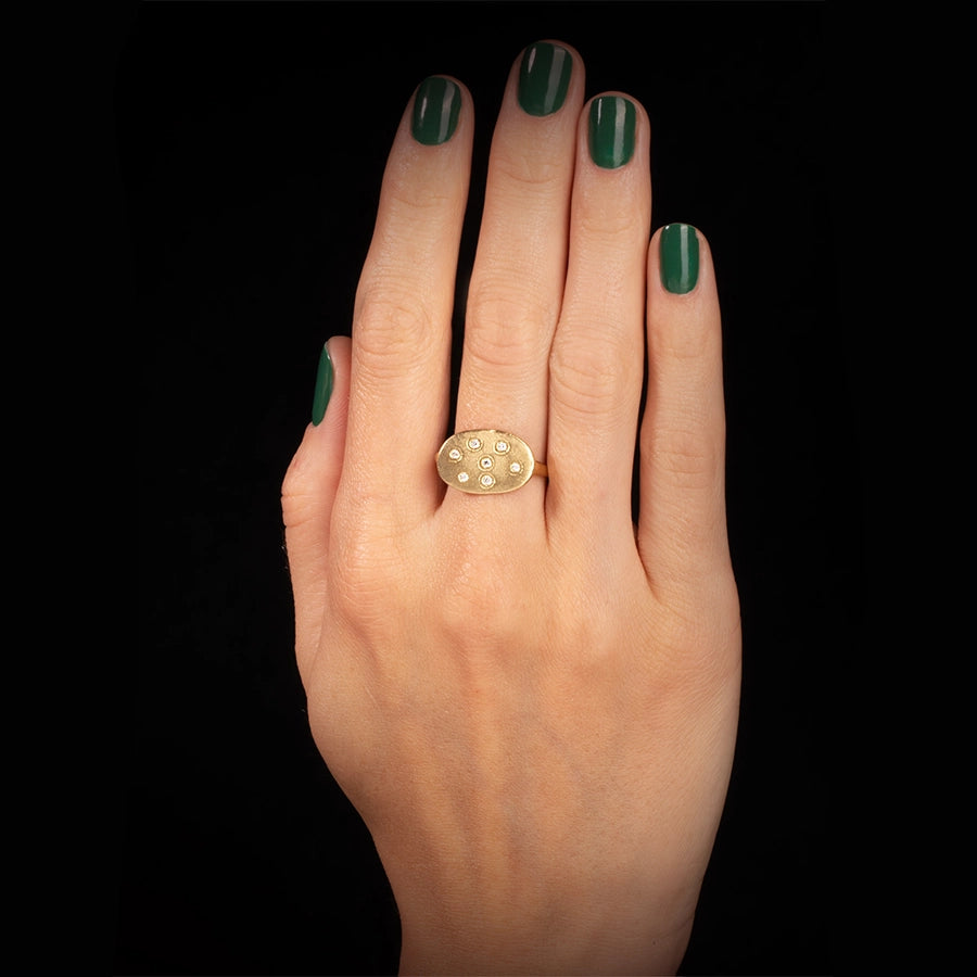 Roman Diamond Ring