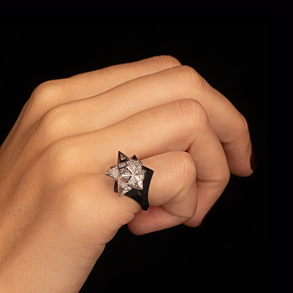 50:50 Platonic Star Ring