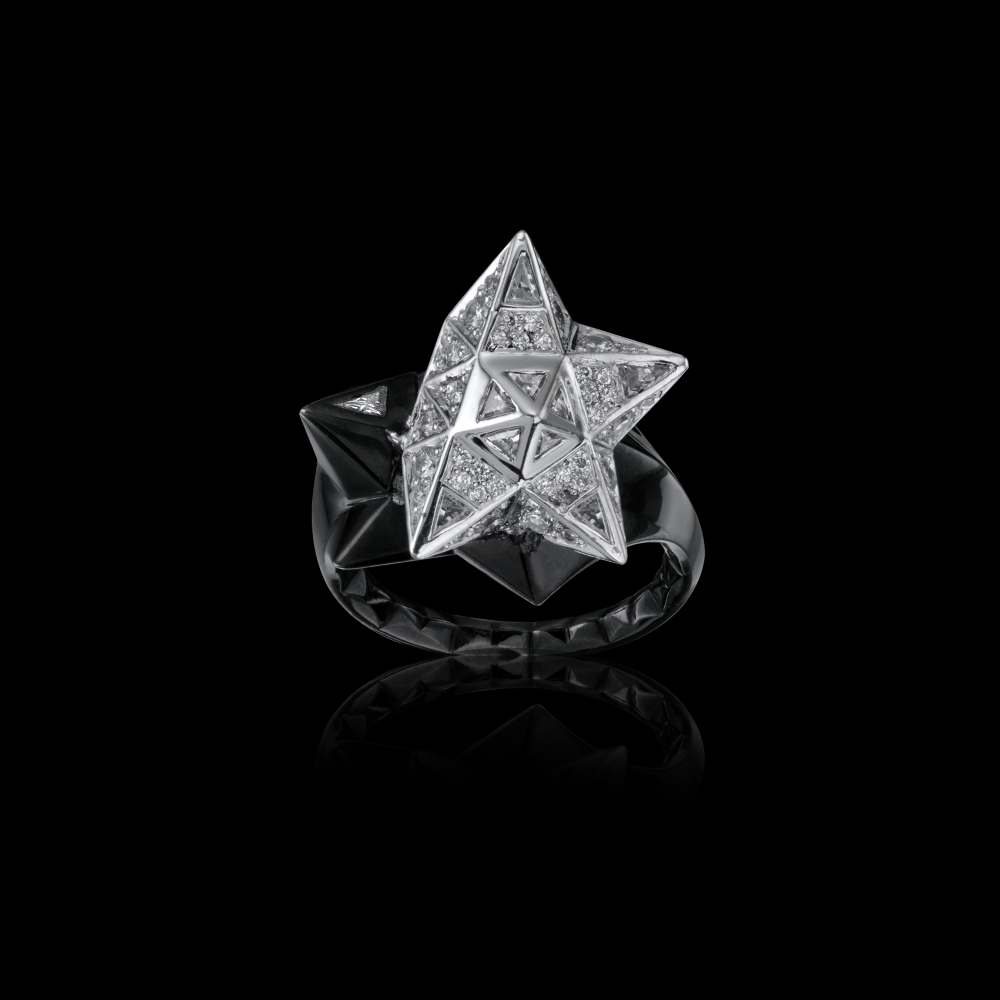 50:50 Platonic Star Ring