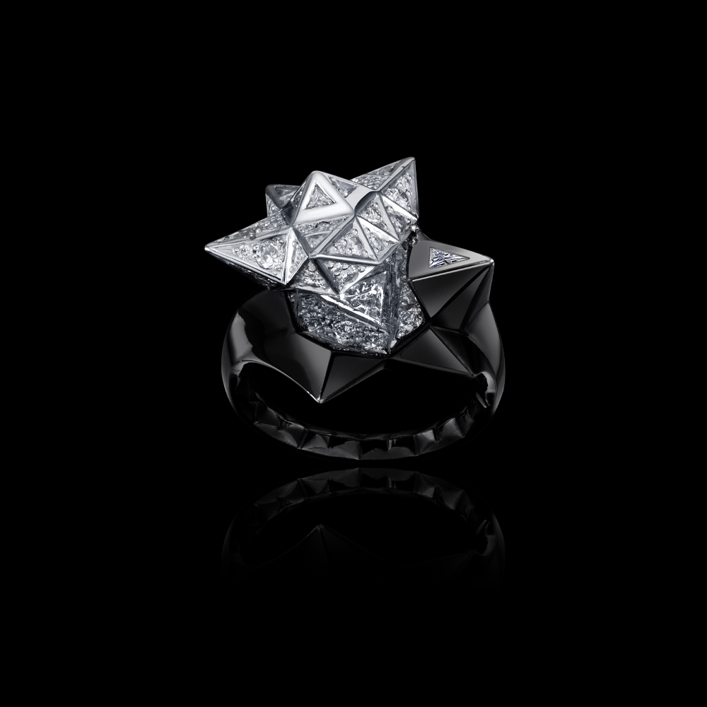 50:50 Platonic Star Ring