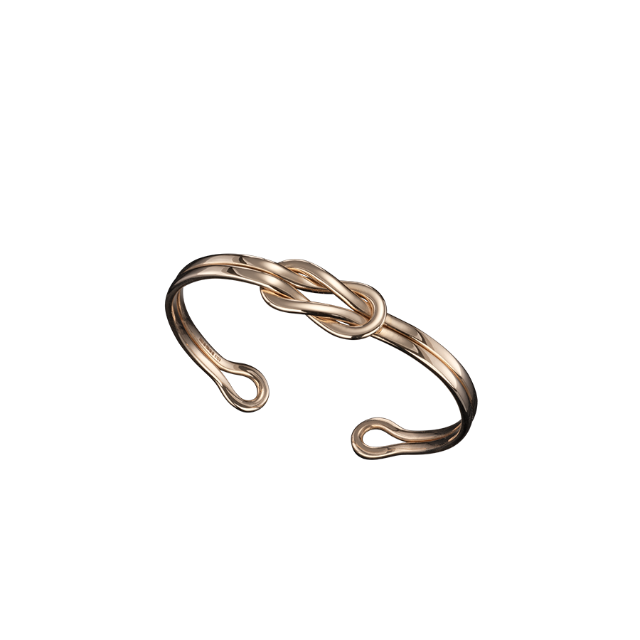 Love Knot Alpha Bangle