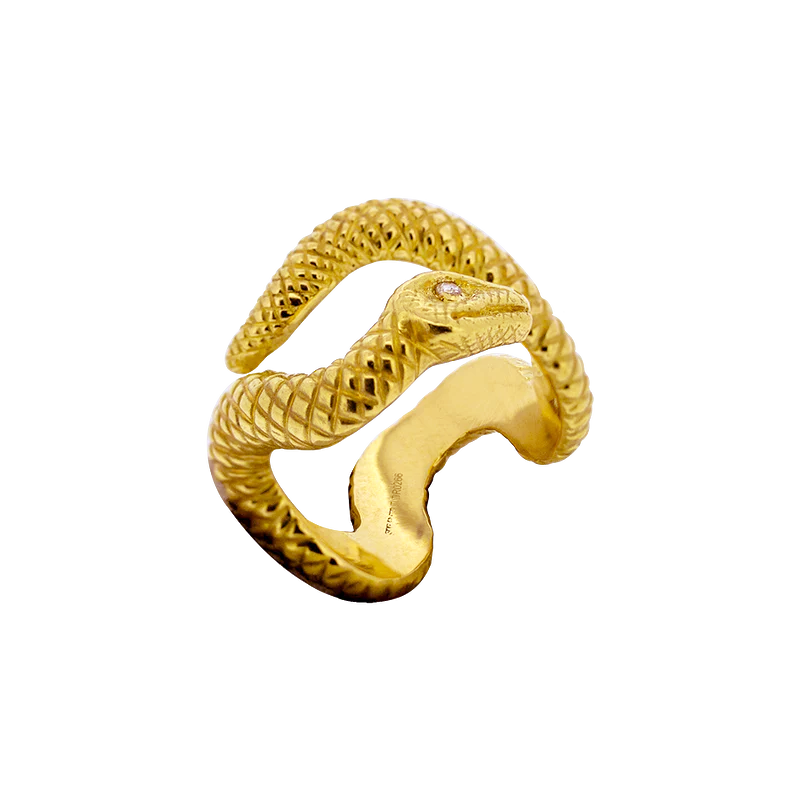 Alpha Snake Ring