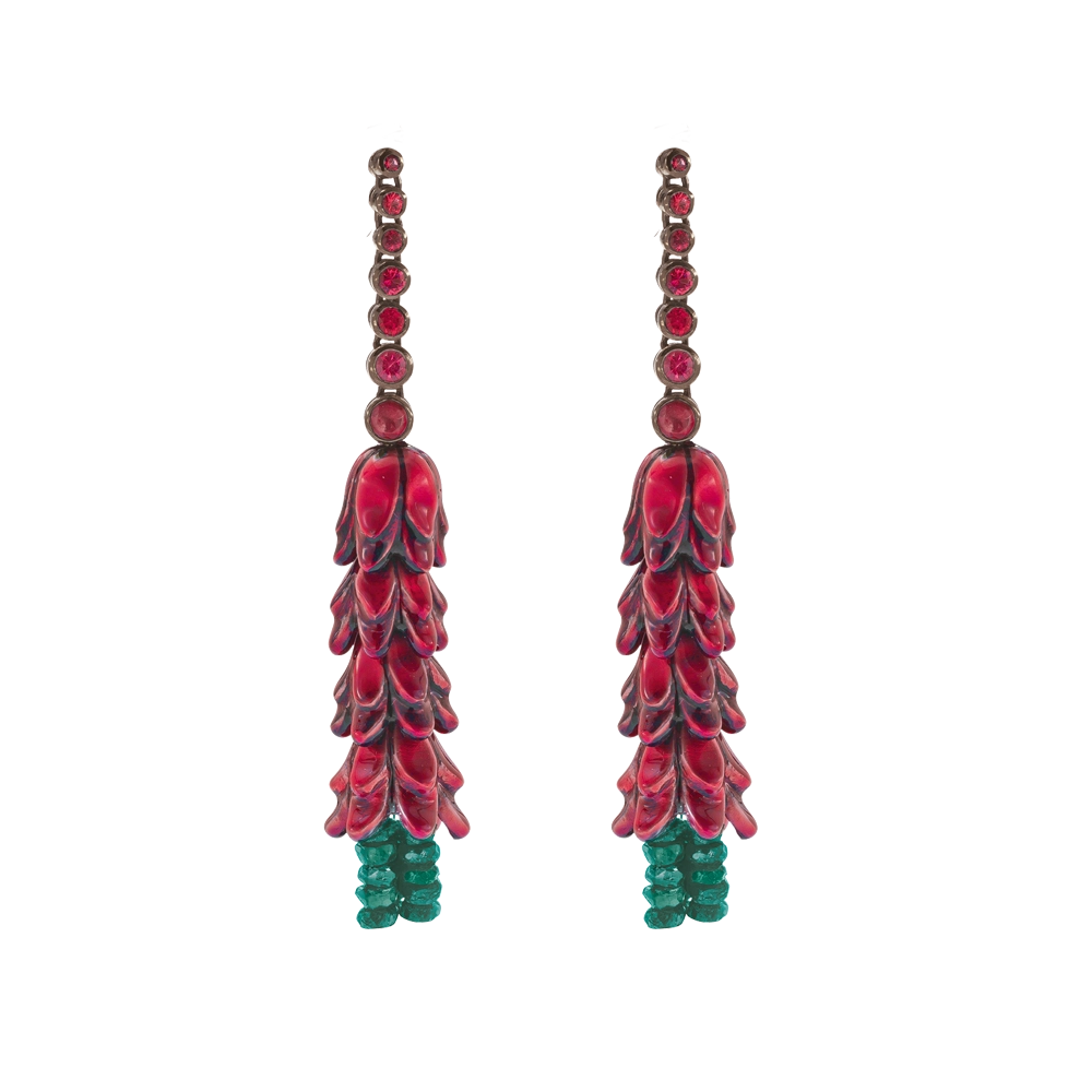 Chlorophyll Aloe Vera Earrings