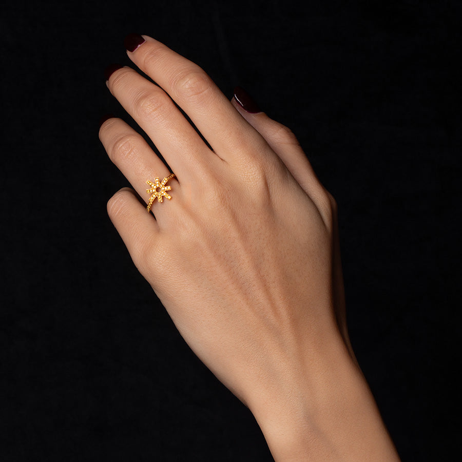 Delicate Sun Ring