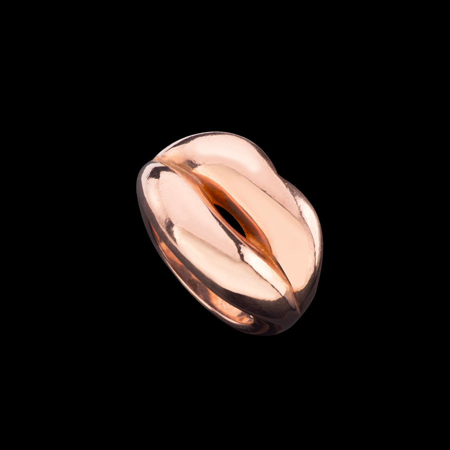 Copper Hotlips Ring