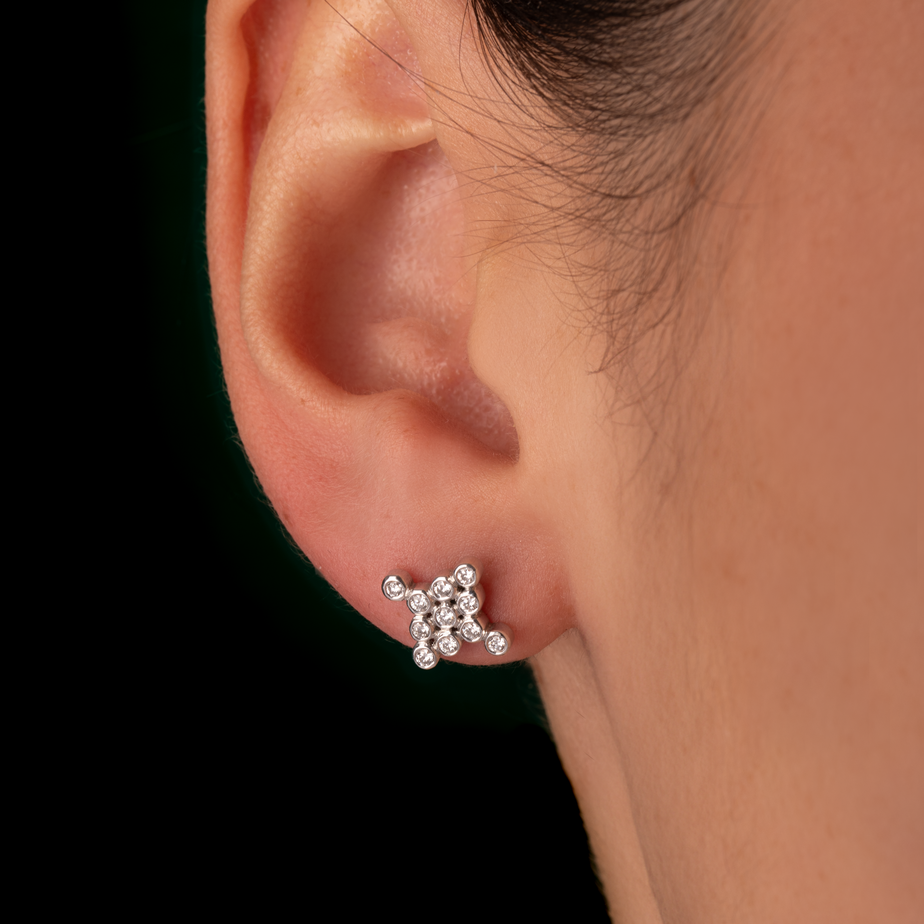 Magic Number Diamond Earring