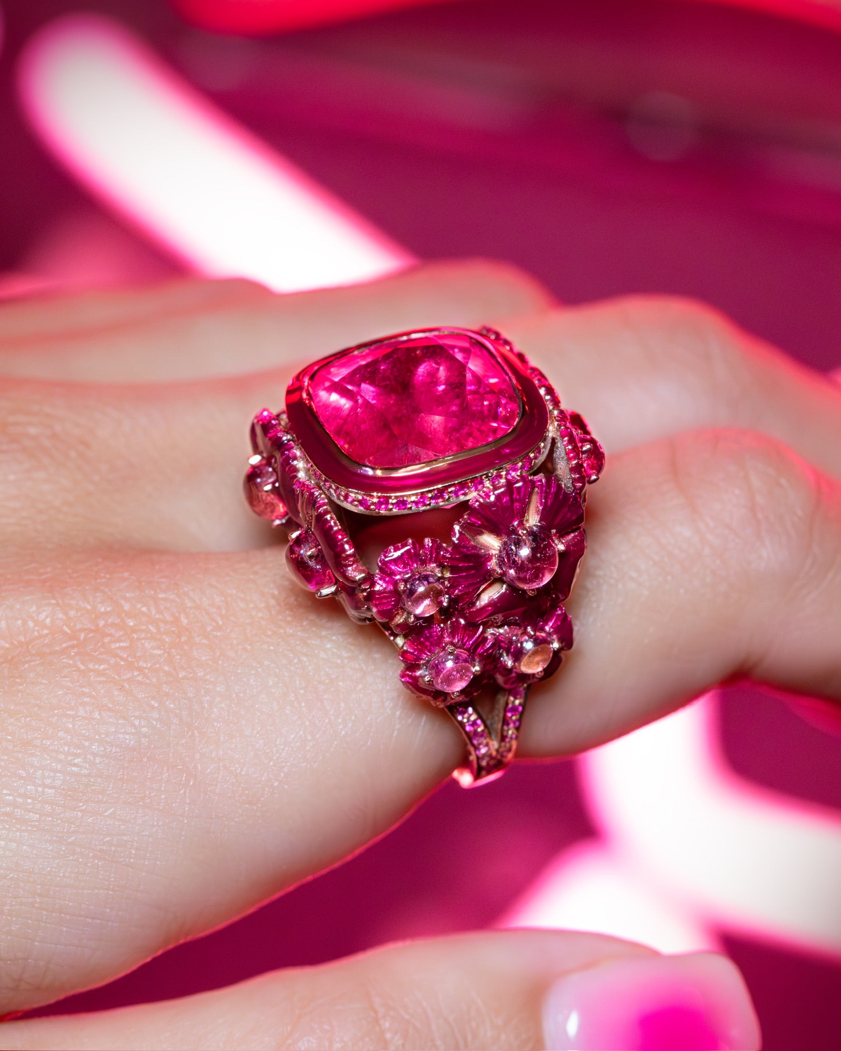 Pink Ring Rubellite