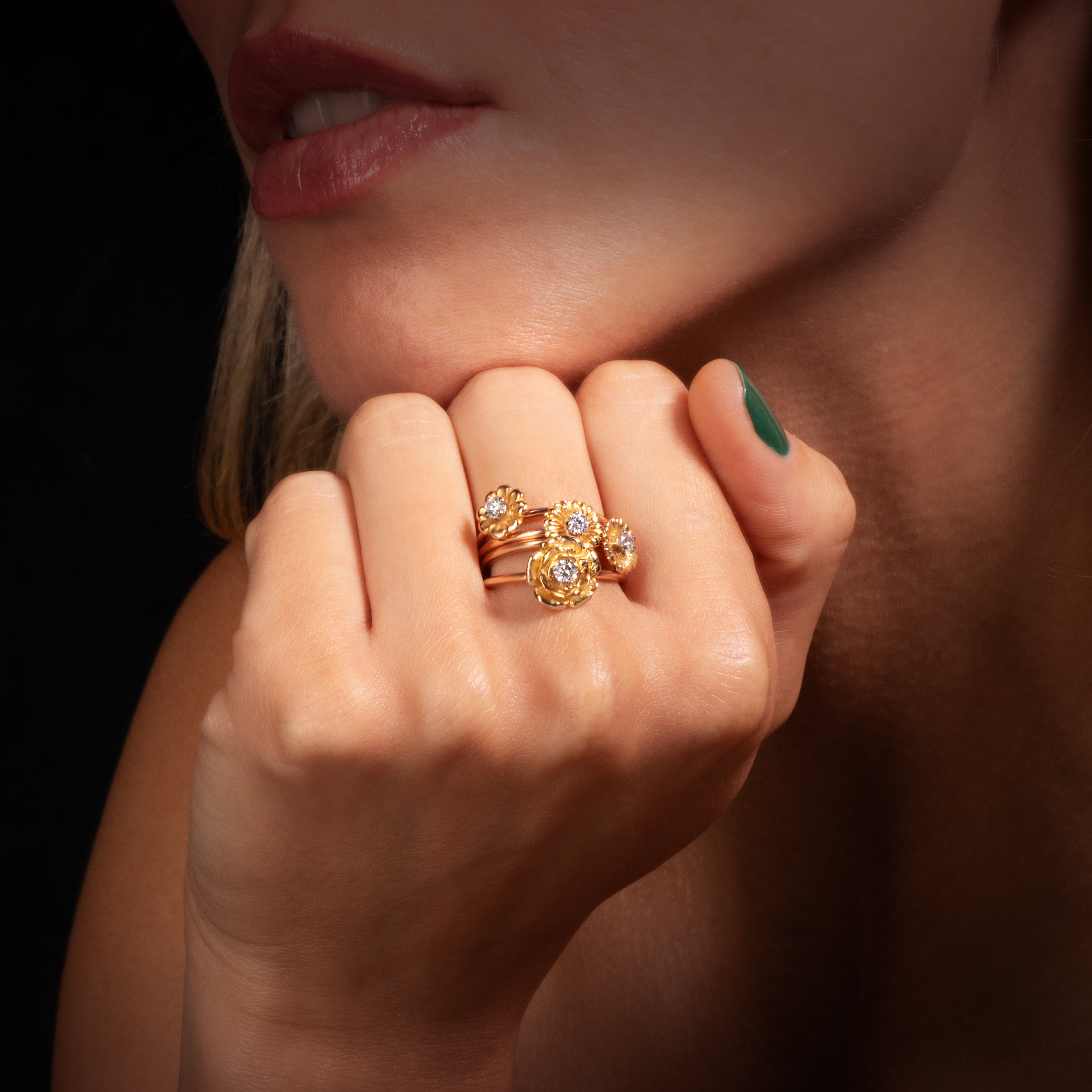 Posy Flower ring