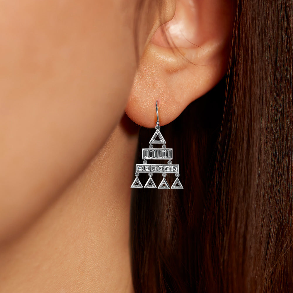 Pyramid Earrings