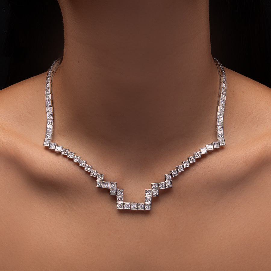 Random Skinny Multicolour Necklace