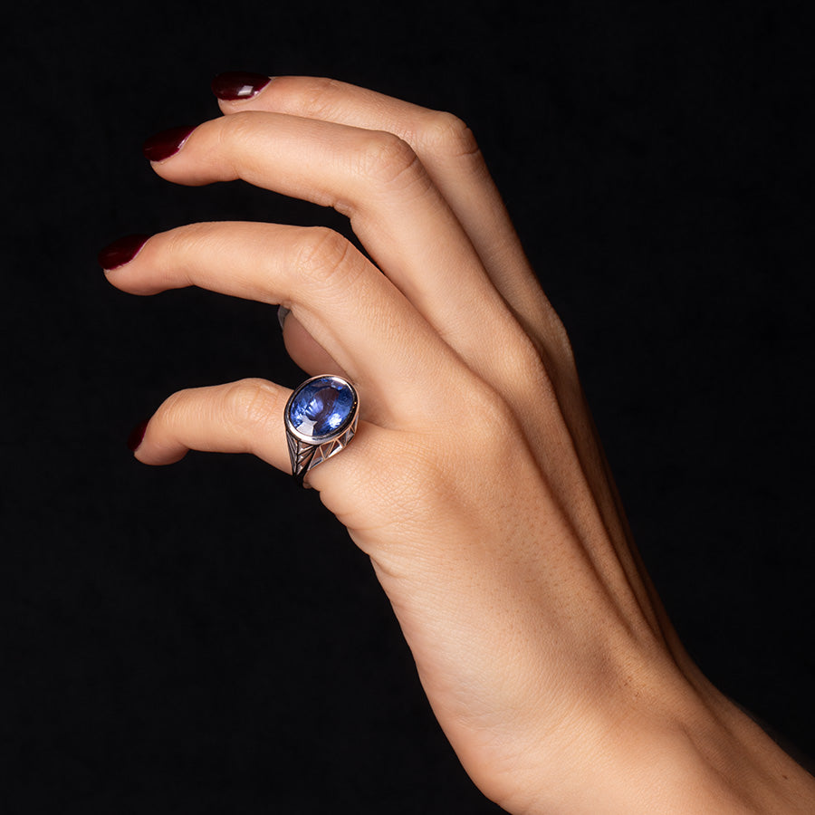 Rock Sapphire Ring