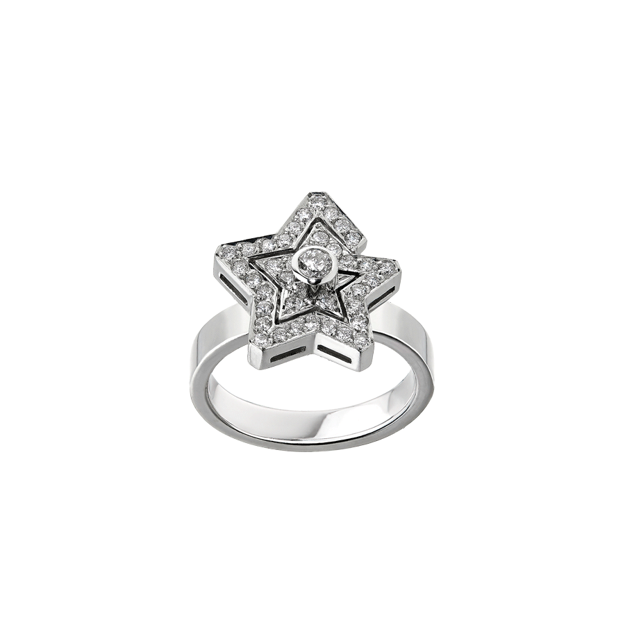 Spinner Star Baby Diamond Ring