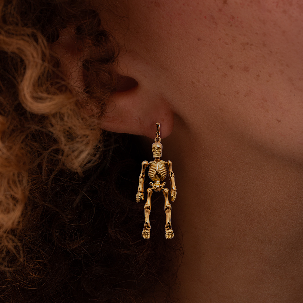 Skeleton Earrings