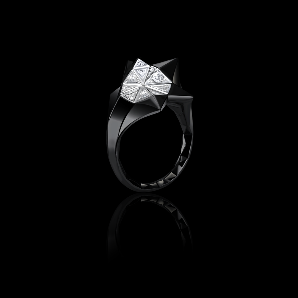 Platonic Star Split Ring