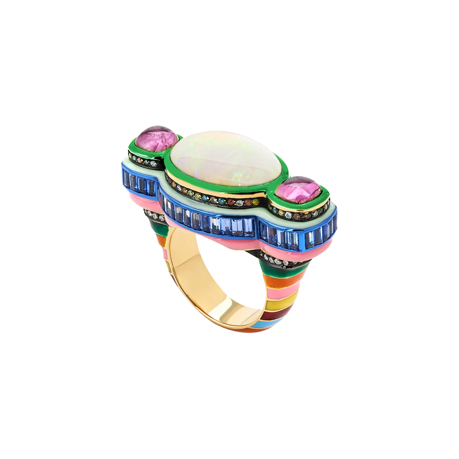 Poptails Temple Ring