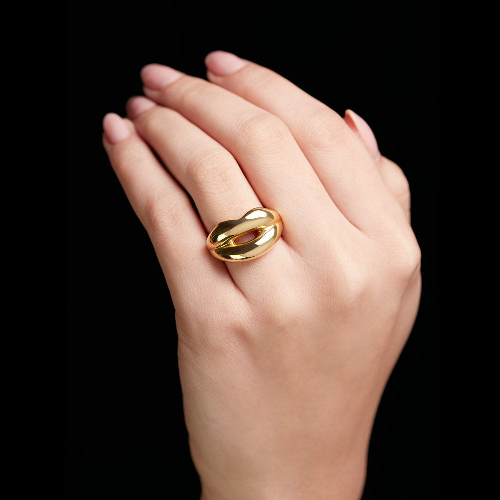 Hotlips Ring - 18 Karat Yellow Gold - Solange Azagury-Partridge